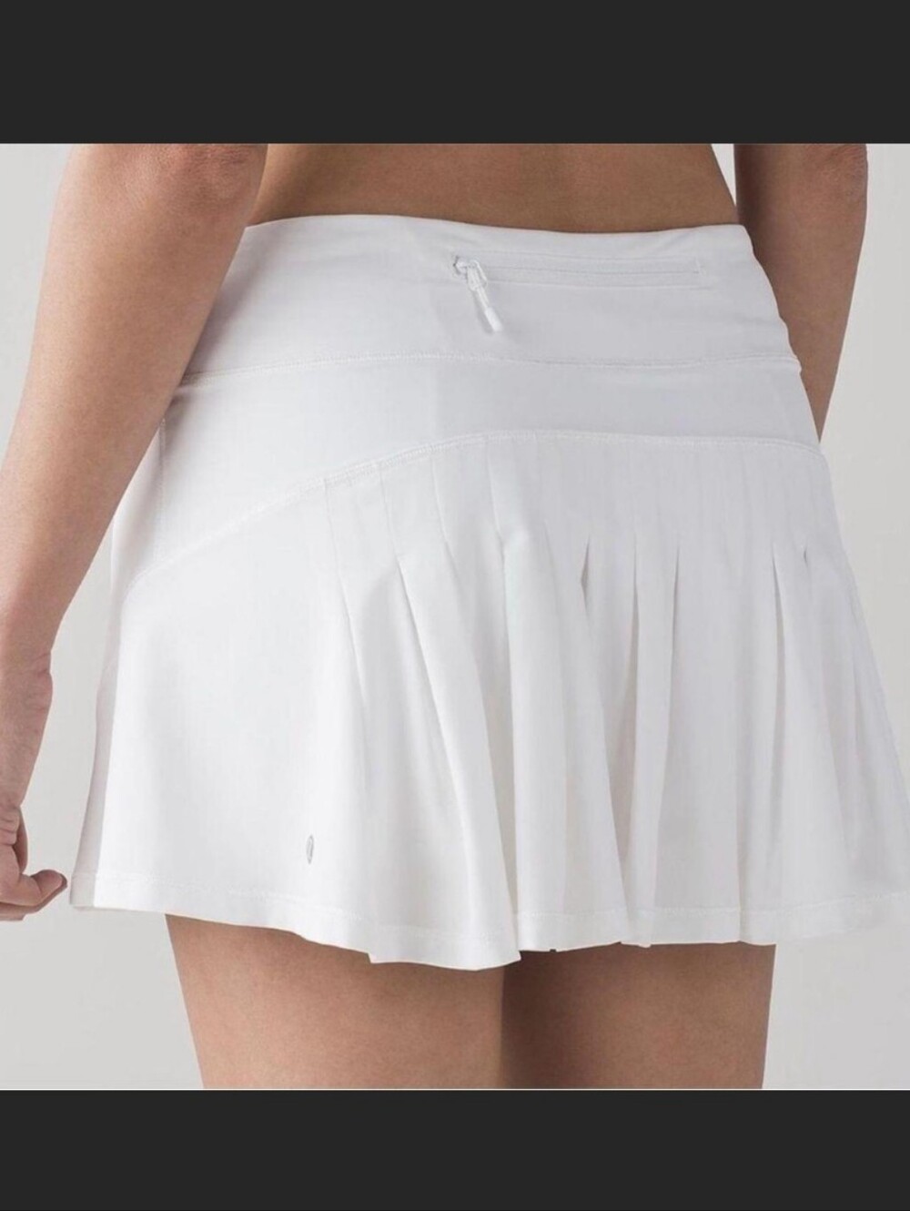 lululemon athletica White Pleated Skater Skirt